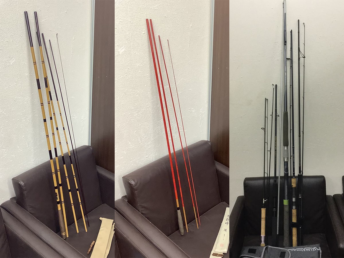 箕面市大量釣竿出張買取
