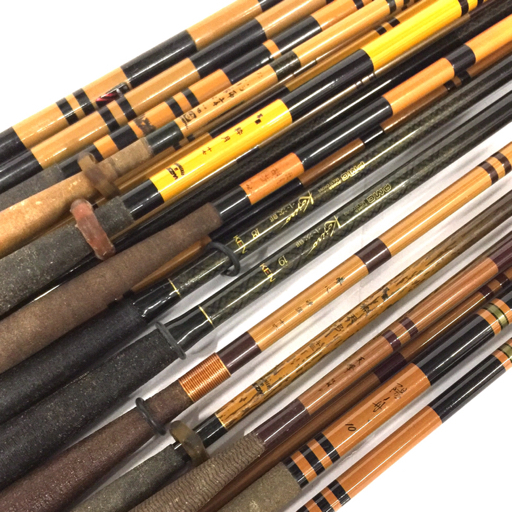 天峰 硬調 9 SZM 写楽 粋月 17 KEN PMC 小次郎 19 含む 釣竿 釣具 まとめ セット